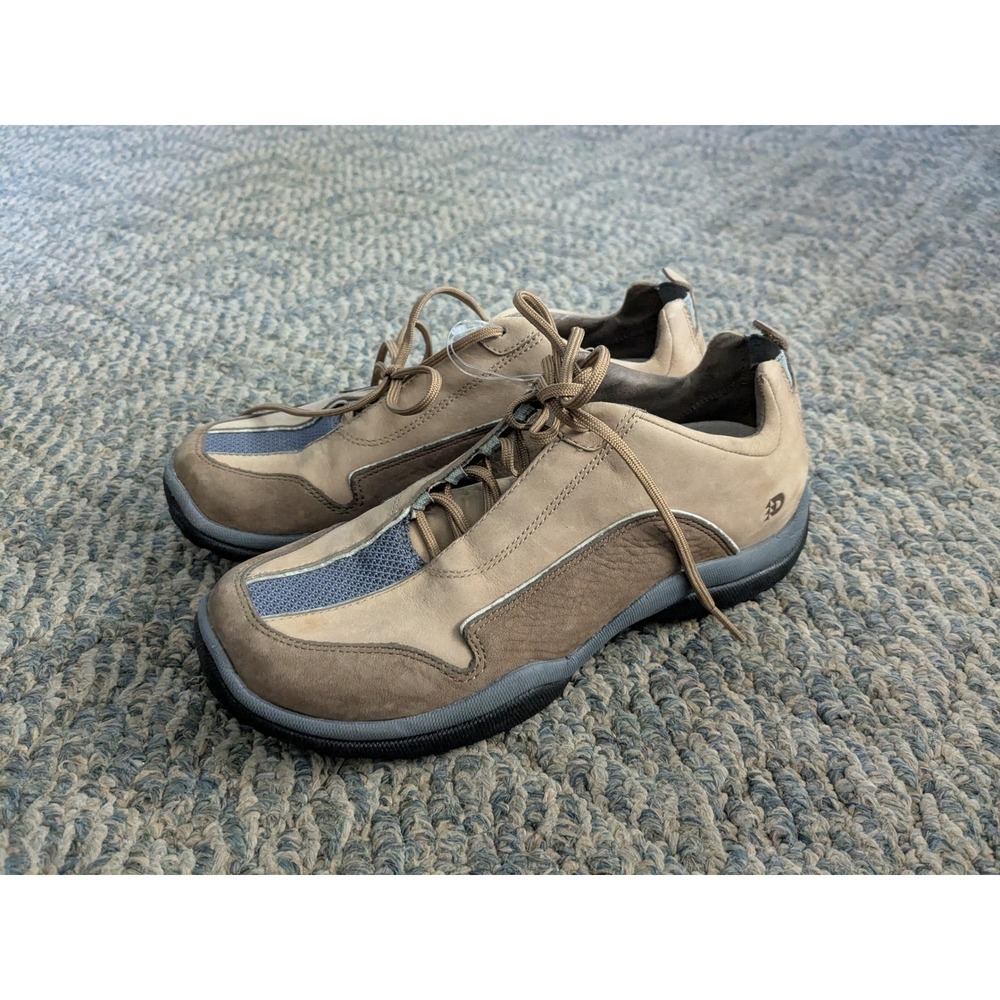 Dunham Windsor Tan Leather Mesh Walking Shoes Sneakers WCA721TN Mens 6 B